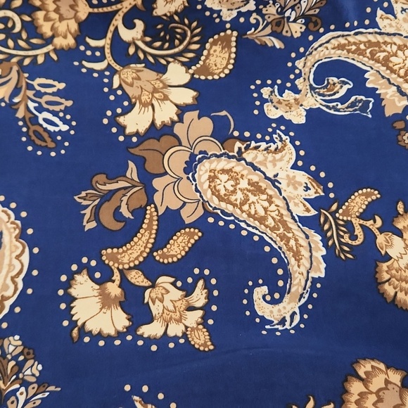 Dressy Boho Keyhole Bodice Flowy Spring Blouse #038 - Picture 4 of 4